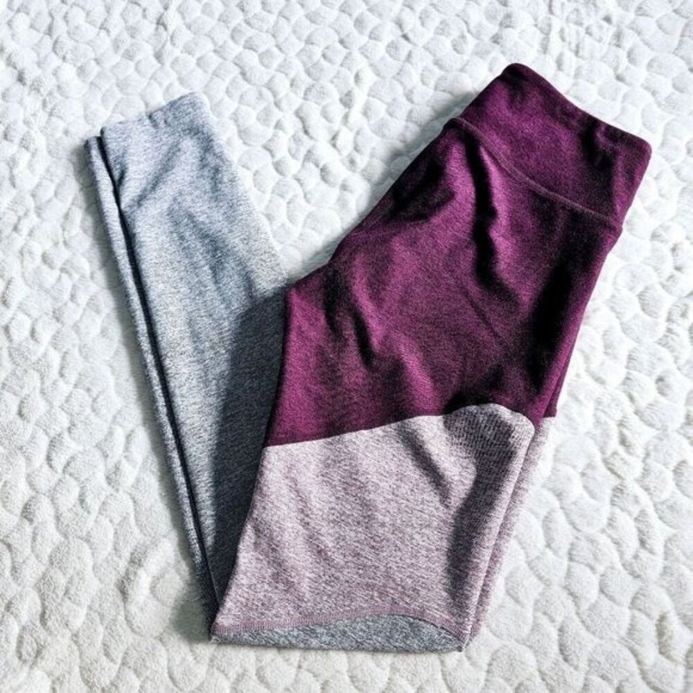 Outdoor Voices leggings small colorblock yoga pants gym athletic